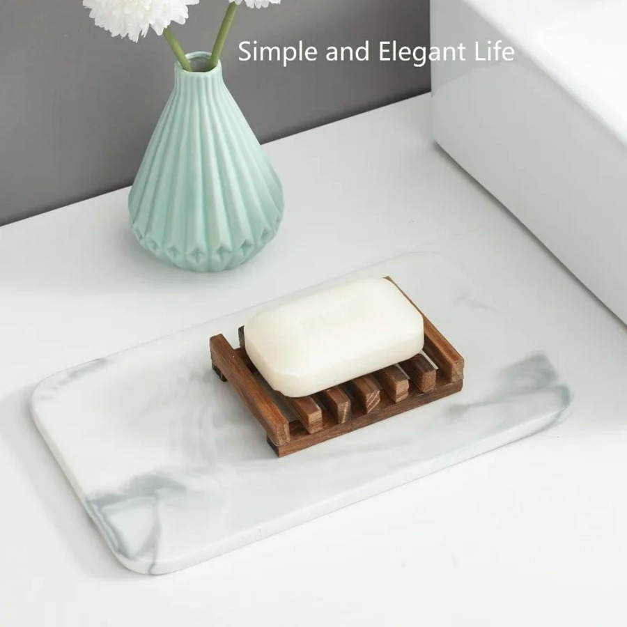 ที่วางสบู่ไม้สำหรับห้องอาบน้ำ  - Bamboo Cutlery บทวิจารณ์และราคา
